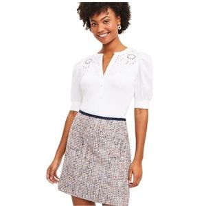 NWT Anne Taylor Loft Tweed Skirt